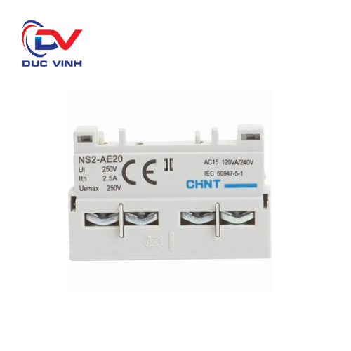 495948 - Tiếp điểm phụ, dùng cho cầu dao tự động, 2NO NS2-AE20