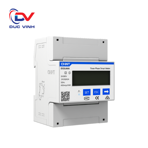 195291 - Đồng hồ đo công suất Dinrail 3 pha DTSU666 3×230/400V 5(80)A