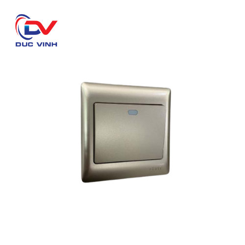 737451 - Bộ công tắc đơn 1 chiều 10AX 250V màu vàng