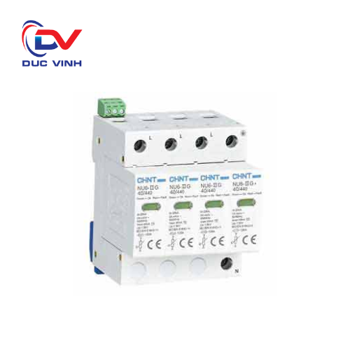 252574 - ﻿Bộ chống sét lan truyền NU6-Ⅱ G 40kA/440V 4P