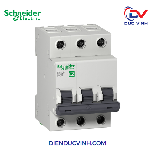 Easy9 MCB 3P 20A C 4500A 400V Miniature Circuit Breaker