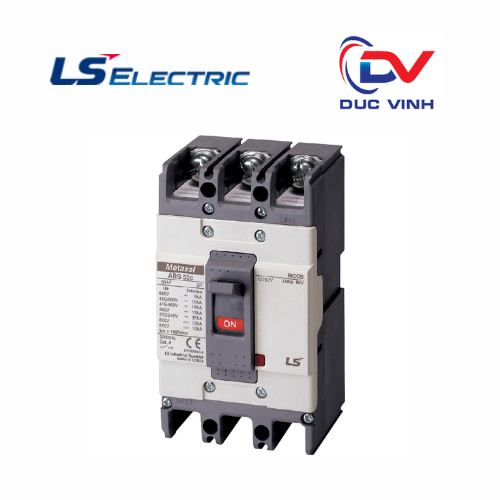 [ABS53 40A] Cầu dao điện: MCCB 3P 40A 22KA