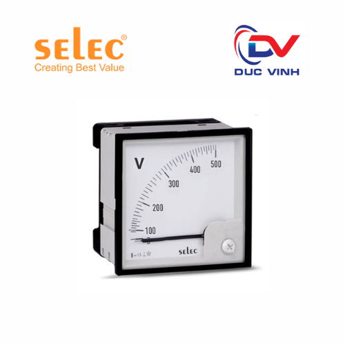 [AM-V-3-N (96X96)] Đồng hồ đo điện áp bằng kim AM-V-3-N