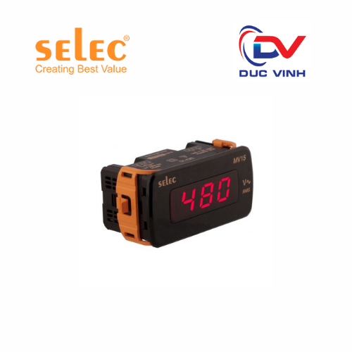 [MV15-DC-200V] Đồng hồ đo Điện áp DC Selec MV15-DC-200V
