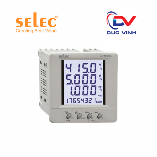 [MFM383A] Đồng hồ đo điện đa năng Selec MFM383A