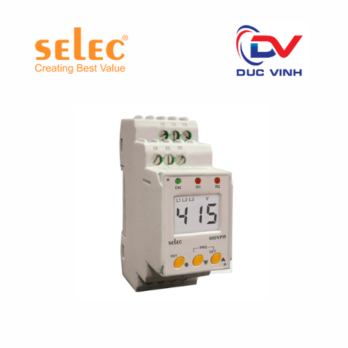 [900VPR-2-280/520V] Rơ le bảo vệ điện áp và tần số Selec 900VPR-2-280/520V