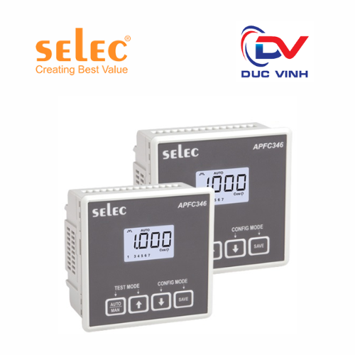 [APFC346] Bộ điều khiển tụ bù Selec APFC346