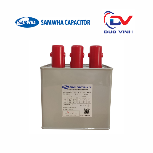 [SMB-4150250KT] Tụ bù dầu 1P/3P 25kVar 415V - SMB-4150250KT - SAMWHA