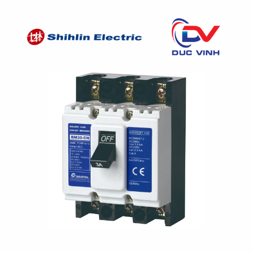 [BM30-CN] MCCB 3P 3A 1.5kA - BM30-CN - Shihlin