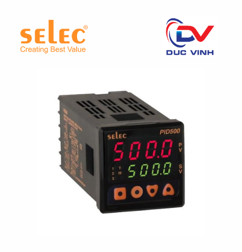 Bộ điều khiển nhiệt độ Selec PID500-T-0-0-00 48x48mm