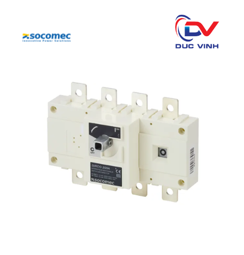 26004017 - Bộ ngắt mạch SIRCO 4P 160A LBS 4 cực lọai ON-OFF Socomec