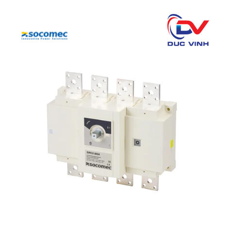 26004081 - Bộ ngắt mạch SIRCO 4P 800A  LBS 4 cực lọai ON-OFF Socomec