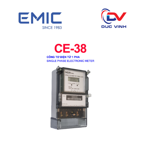 Công tơ điện tử 1 pha CE-38