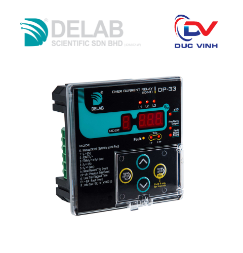Relay bảo vệ quá dòng Delab DP-33 (IDMT)