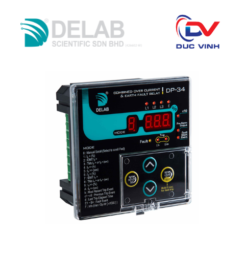 Relay Bảo Vệ Quá Dòng Và Chạm Đất Delab - DP-34