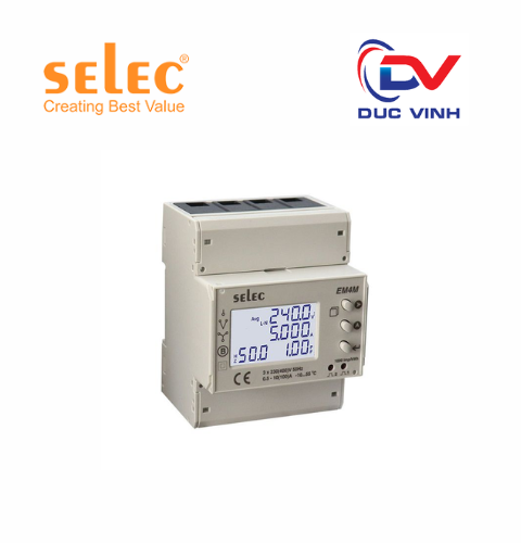 Đồng hồ đo điện đa năng Selec EM4M-3P-C-100A