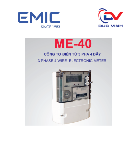 Công tơ điện tử 3 pha 4 dây ME-40