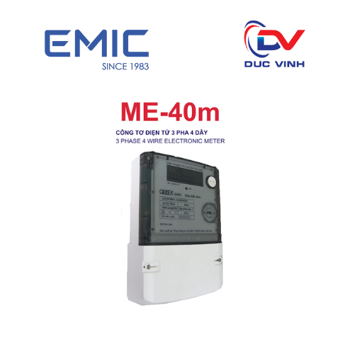 Công tơ điện tử 3 pha 4 dây ME-40m