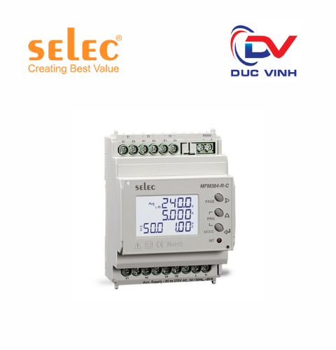 Đồng hồ đo điện đa năng Selec MFM384-R-C