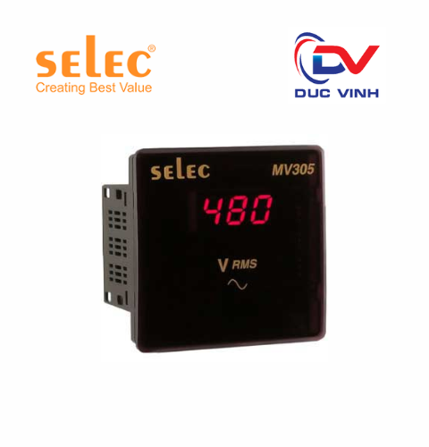 Đồng hồ volt hiển thị số SELEC MV305