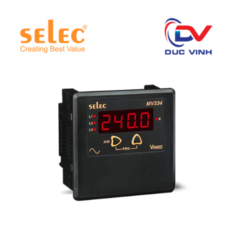 Đồng hồ đo điện áp trung và hạ thế Selec MV334