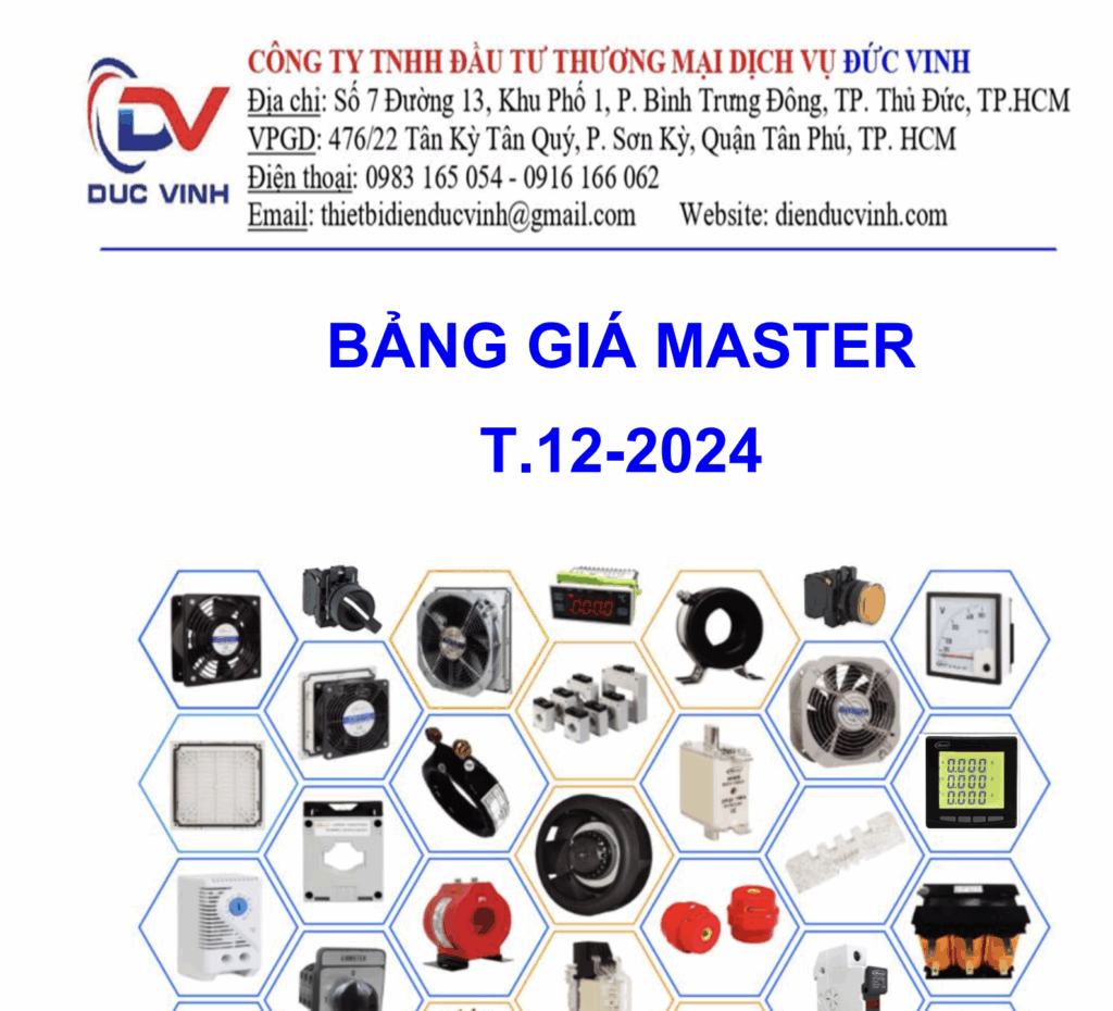 BẢNG GIÁ SẢN PHẨM HÃNG MASTER T3/2026