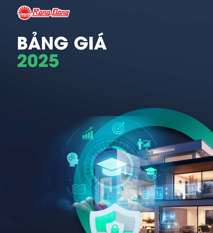 Bảng giá sản phẩm hãng RẠNG ĐÔNG 2025