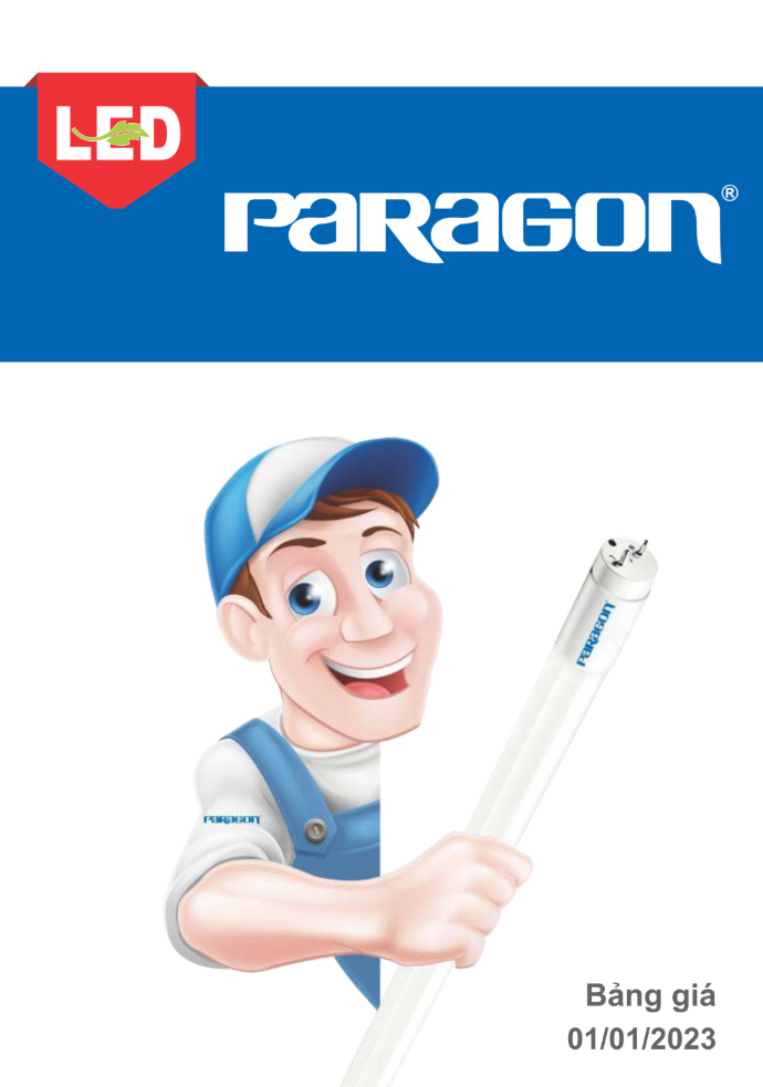 Bảng giá sản phẩm PARAGON T6/2025