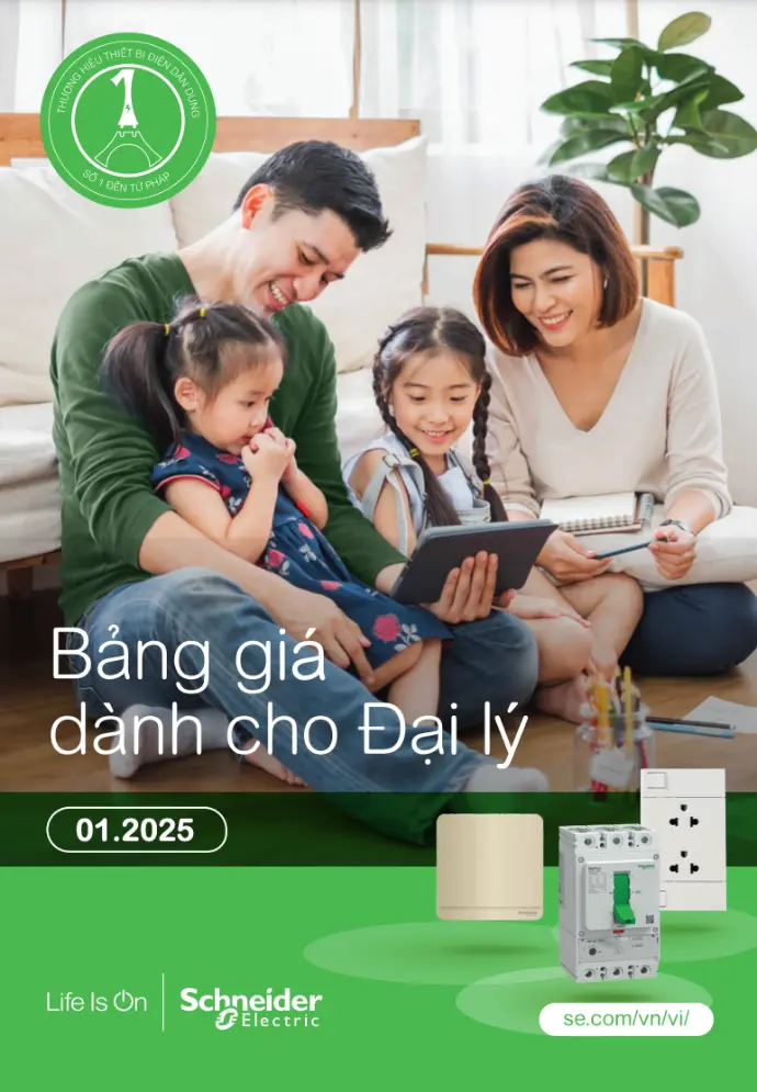 BẢNG GIÁ SẢN PHẨM SCHNEIDER​ 2025