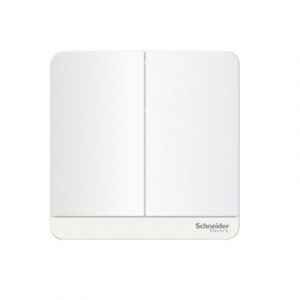Công tắc đôi 2 chiều có đèn Schneider E8332L2LED_WE_G19