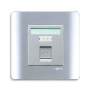 Ổ cắm điện thoại đơn E8431RJS4_SA_G19