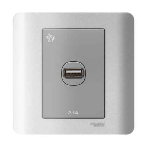 Ổ sạc USB đơn 2.1A Schneider E8431USB_SZ_G19