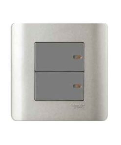 Công tắc đôi 1 chiều E8432_1_SA_G19