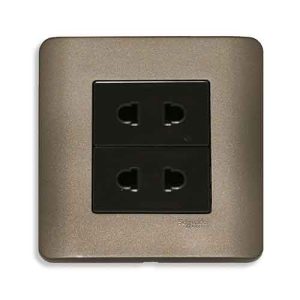 Ổ cắm đôi 2 chấu E84426U2_SZ_G19