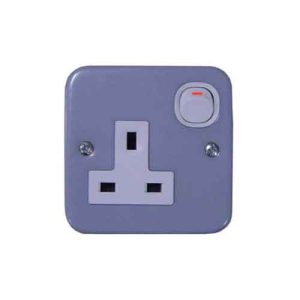 Ổ cắm đơn 3 chấu kèm hạt Schneider ESM15_G19