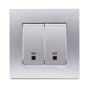 Công tắc đôi 2 cực 20A Schneider KB32D20NE_AS_G19