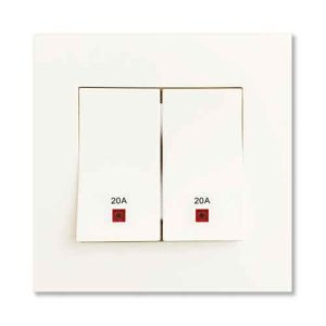 Công tắc đôi 2 cực 20A Schneider KB32D20NE_WE_G19