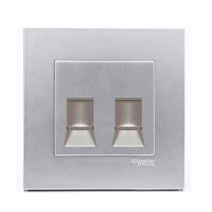 Ổ cắm mạng Cat6 đôi Schneider KB32RJ6_AS