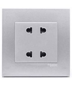 Ổ cắm đôi 2 chấu 10A KB426US2_AS_G19