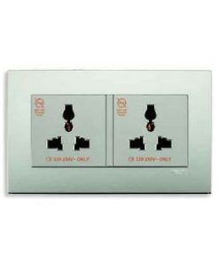 Ổ cắm đôi đa năng 13A KBT413S_AS_G19