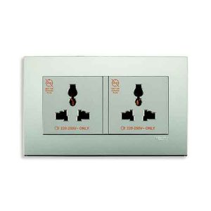 Ổ cắm đôi đa năng 13A KBT413S_AS_G19