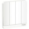 Mặt cho 4 công tắc Schneider E8334_WE_G19