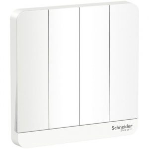 Mặt cho 4 công tắc Schneider E8334_WE_G19