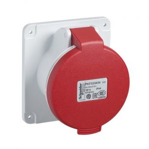 Ổ cắm âm Schneider PKF32G435, 32A, 4P+E, 400V