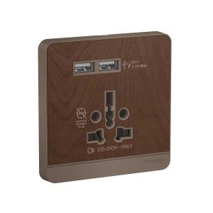 Ổ cắm đa năng kèm sạc USB E8342616USB_WD