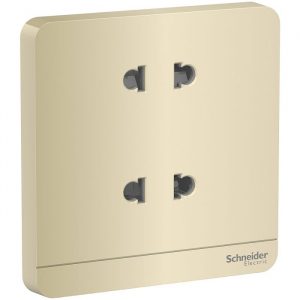 Ổ cắm đôi đa năng 16A Schneider E83426U2_WG_G19