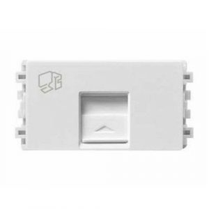 Ổ cắm mạng cat6, size S Schneider 8431SRJ6V_WE_G19