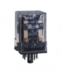 Relay trung gian Chint JQX-10F/2Z-220VAC (8 chân tròn)