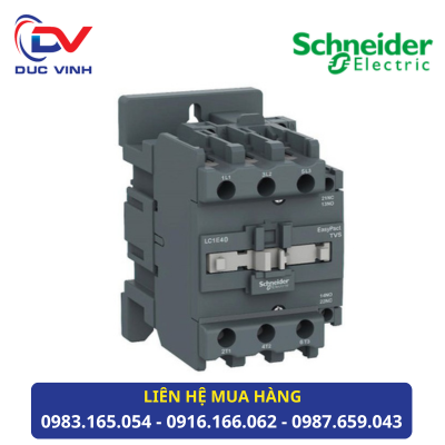 LC1E40M7 - Contactor (Khởi động từ) Schneider 40A 1NO+1NC 220V