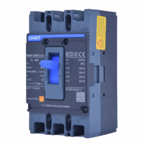 Aptomat Chint 820586 NXM-125S/3300 125A 25kA 3P bảo vệ quá tải ngắn mạch chính hãng